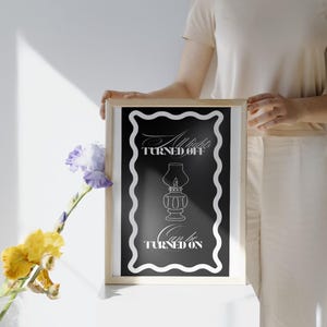 All lights turned off can be turned on Noah Kahan digital print