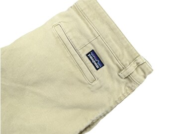 Patagonia Stand Up Hiking Shorts Womens Sz 10 Organic Cotton Canvas Tan Rare
