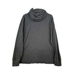 Vintage Nike Black Hoodie Large Y2K lightweigth image 7