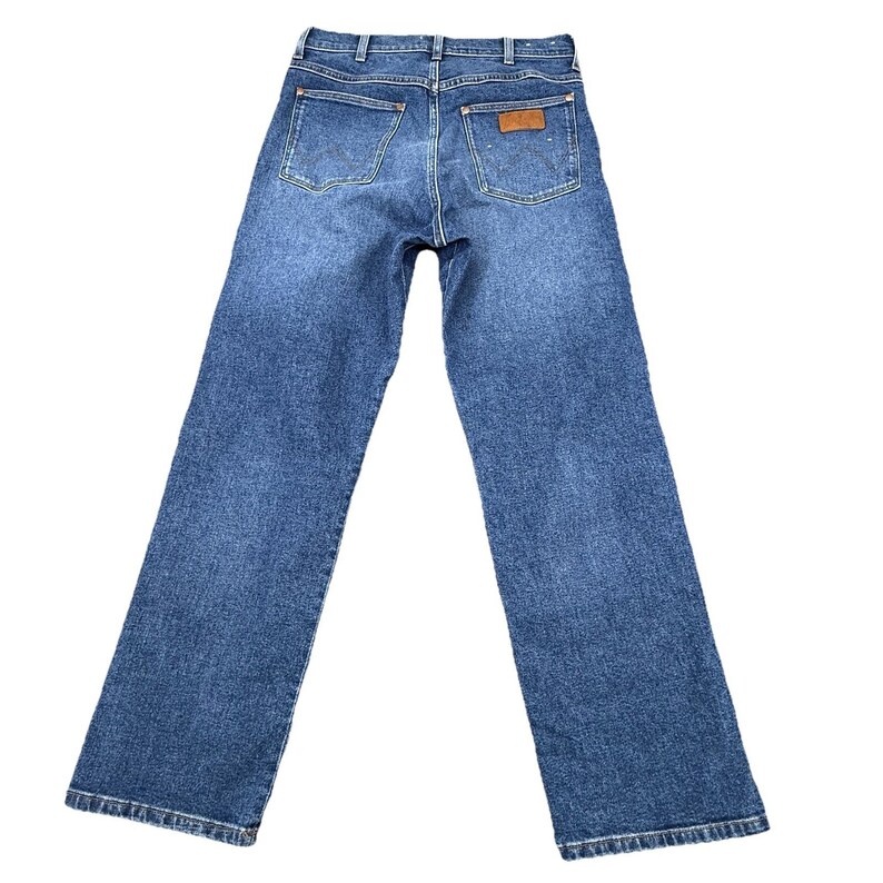 Wrangler Redding slim taper stretchjeans heren 30 x 32 inch afbeelding 10