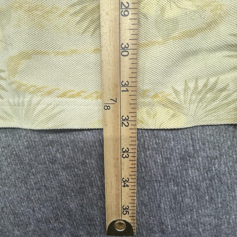 Camisa polo havaiana vintage Tommy Bahama masculina tamanho XL amarela com estampa floral e manga curta. imagem 5