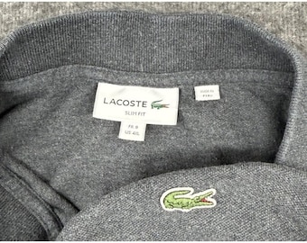 Lacoste Gray Polo Slim Fit  Men's 4XL Golf Sports