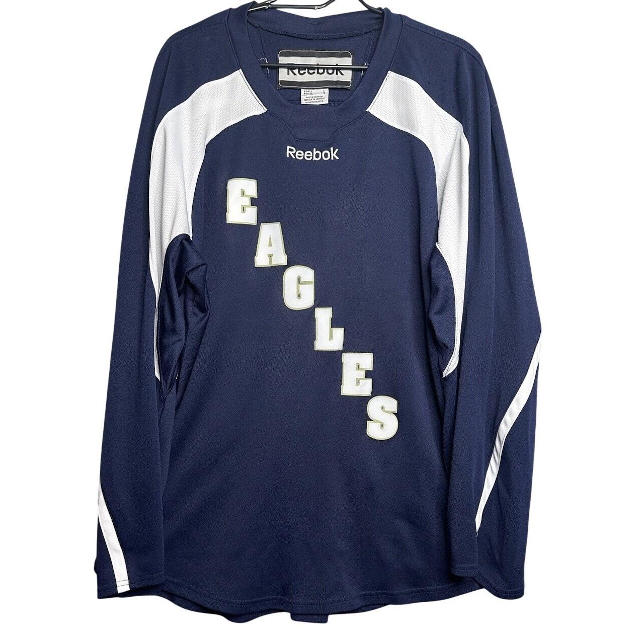 Reebok, Vintage Reebok Eagles Football Jersey Shirt L Navy Blue NFL