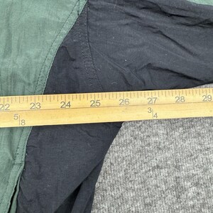 Kurtka wiatrówka FILA męska VTG, zielono-czarna, 2xl, Y2K, nylonowa, z zamkiem błyskawicznym w stylu retro zdjęcie 5