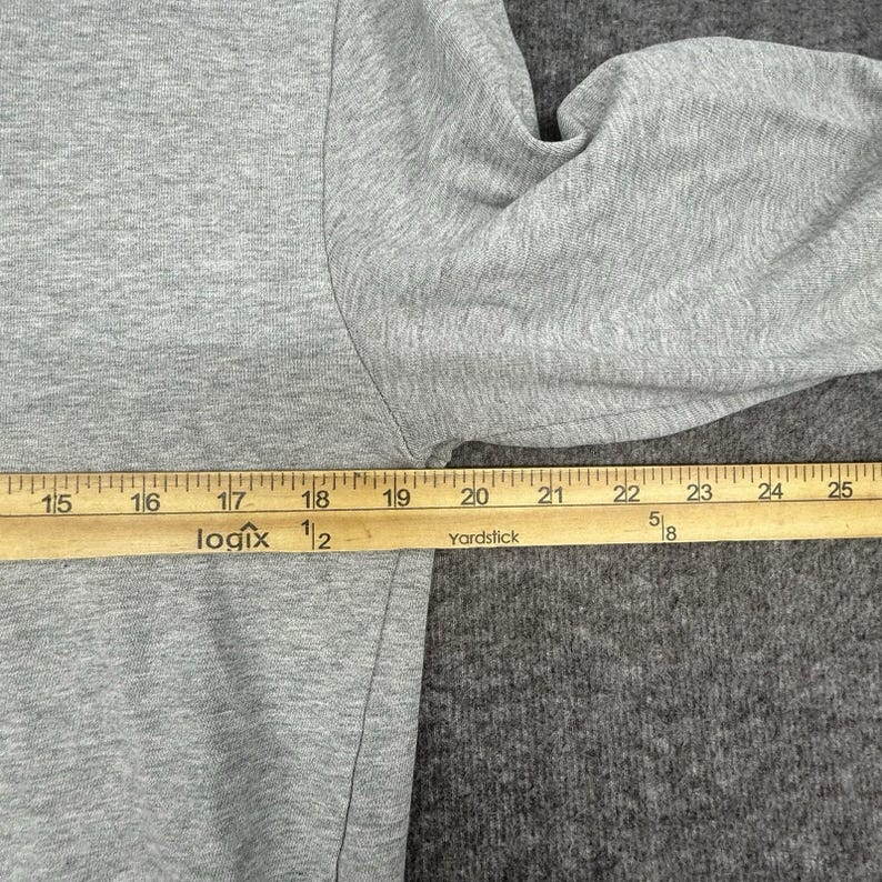 Vintage Nike Grey Hoodie size M Y2K lighweith image 5