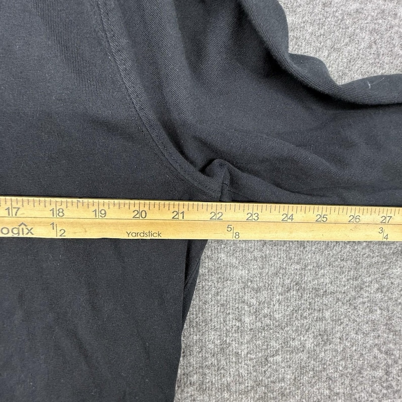 Vintage Nike Black Hoodie Large Y2K lightweigth image 5