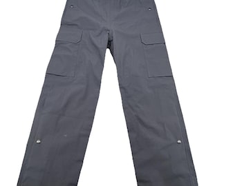 New Blauer Made in USA Small Men's Gortex Waterproof Rain Cargo Pants Navy