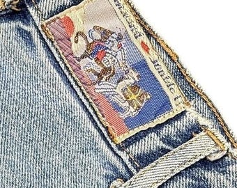 Unbranded Jeans Mens 32 Light Blue Denim Casual Straight Cotton Pockets Stretch