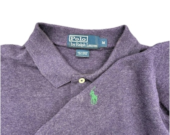 Vintage Polo Ralph Lauren Shirt Men's Medium Purple 90's Y2K Street