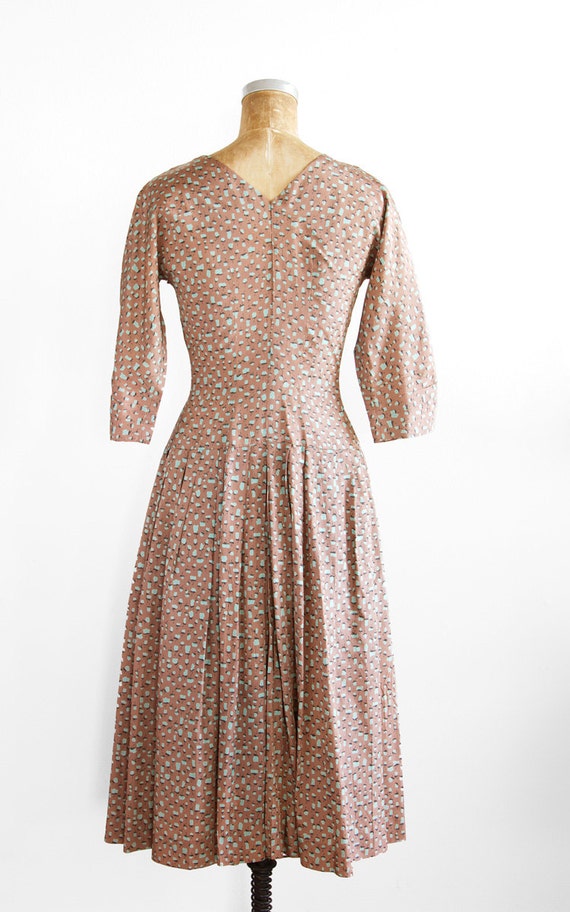 1950s Dress - 50s Dress - Fruit Print Party Dress - image 3