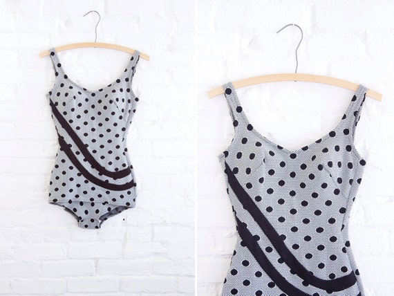 1950s Swimsuit 50s Swimsuit Robby Len Polka Dot Bathing Suit -  Canada