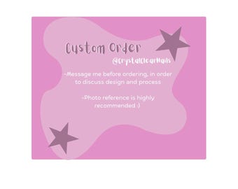 Uñas personalizadas/Uñas personalizadas/Hechas a pedido