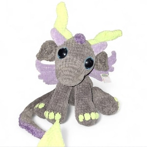 Baby snuggle dragon (gray)