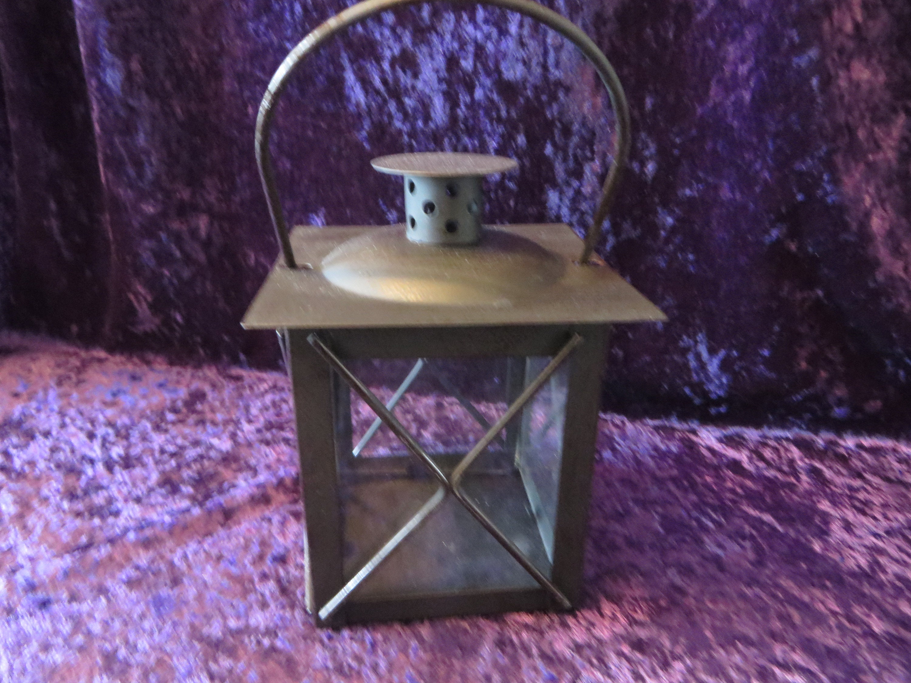 Mini Square Black Lantern table decoration wedding Etsy