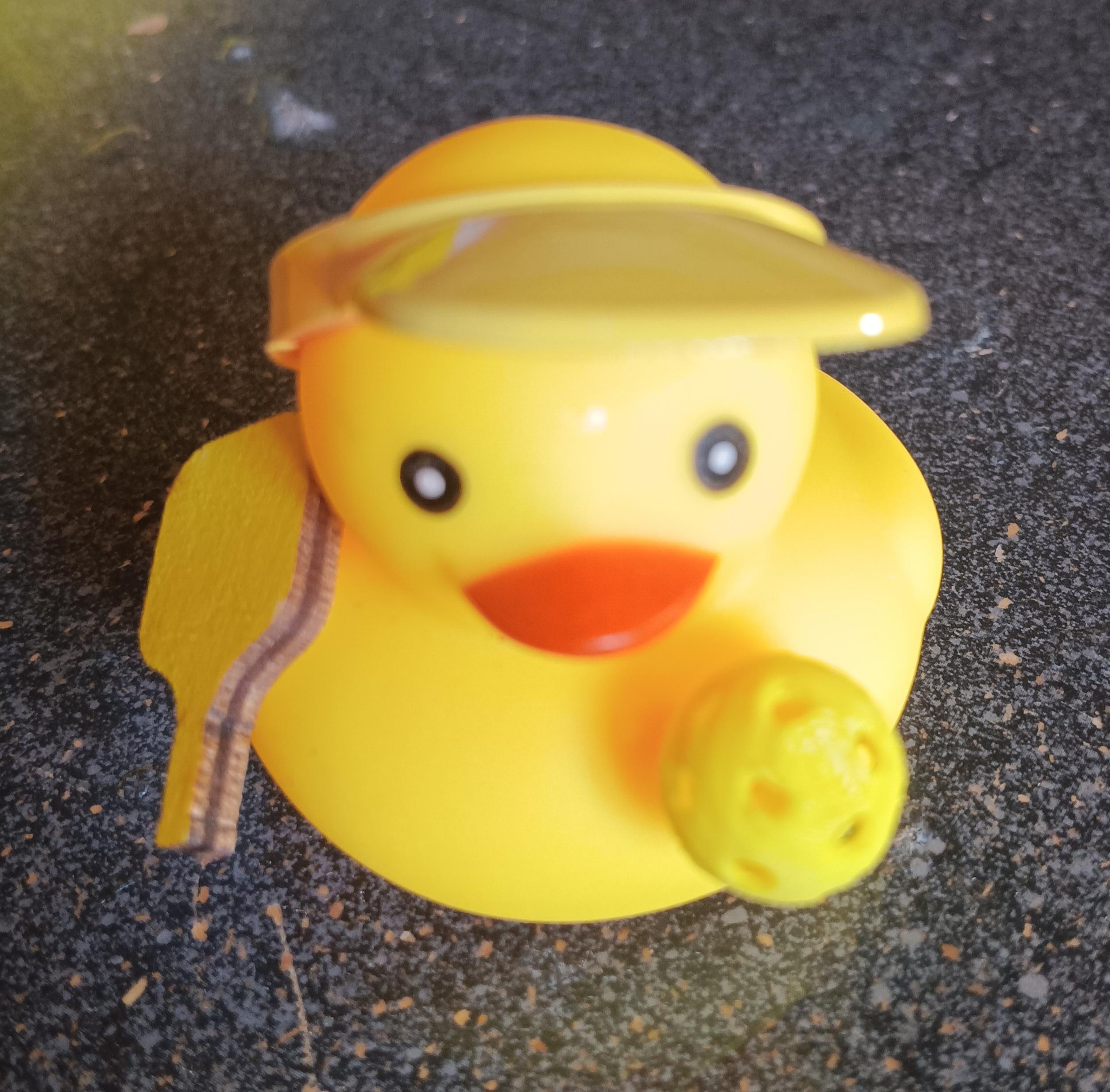 Pickleball Rubber Ducky (2 1/2