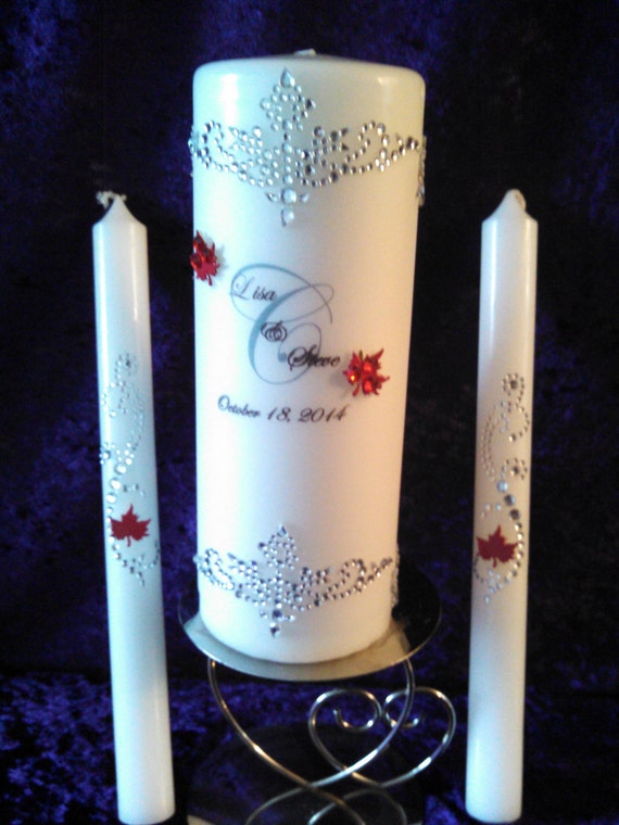 fall unity candle sets