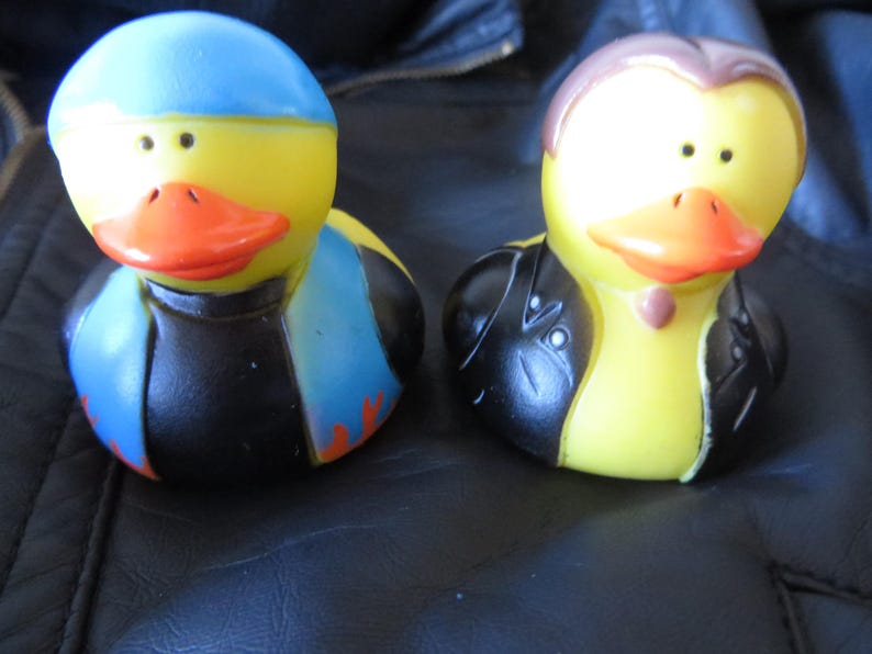 Biker Rubber Duck: Motorcycle Gang Party Favor - Etsy
