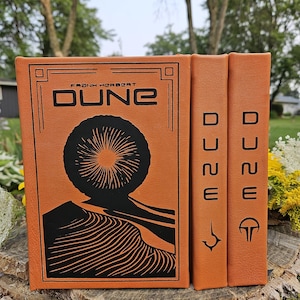 Speciale editie DUNE Book One-lederback | Handgemaakt op maat gemaakt boek