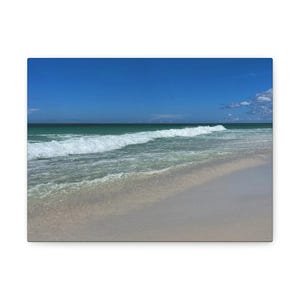 Beach Wave Canvas Art Print, Coastal Home Decor, Ocean Wall Art, Seaside Decor, Perfect Gift for Beach Lovers