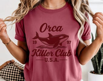 Orca Killer Club Shirt | Comfort Colors Graphic Tee