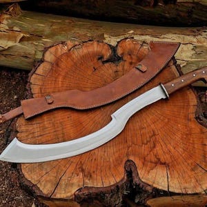Hand-Forged Tactical Sword ,D2 steel sword ,Ideal for collectors, martial artists, or outdoor adventurers,Gardening machete,Hunting machete