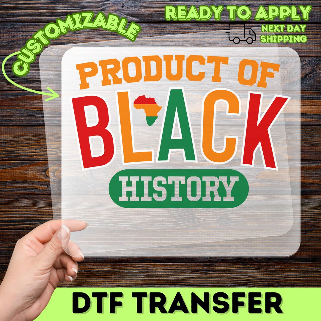 Product of Black History DTF Transfer, African Pride Shirt Design, Pan ...