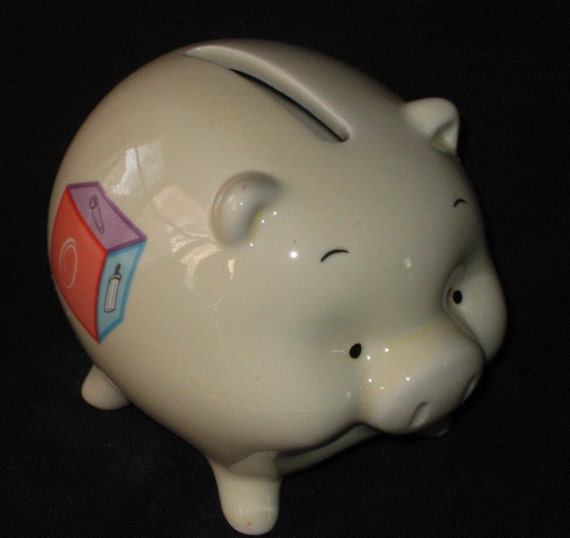 initial piggy bank
