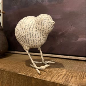 Paper Mache Decor Chick Chicken