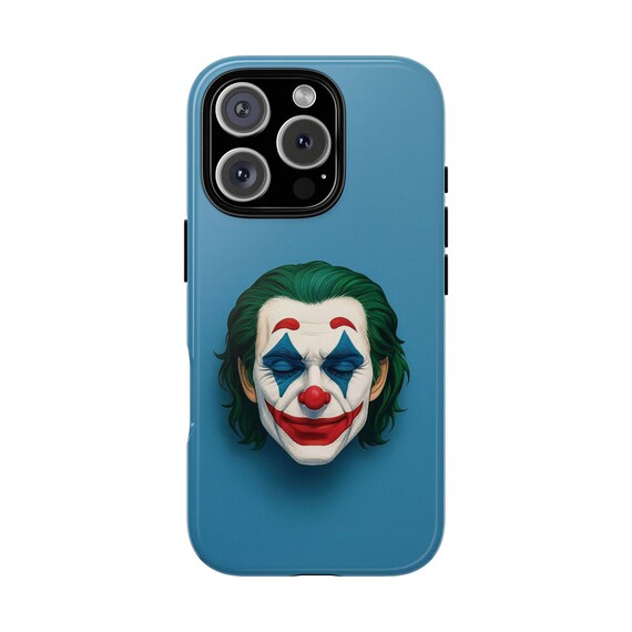 Joker Art Phone Case: 3D Design, Impact Resistant, iPhone