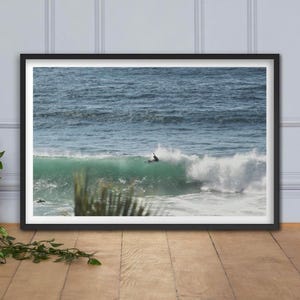 Southern California Framed Surf Print