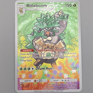 rillaboom pokemon card Amazon.com: Rillaboom V 175/192 - Ultra Rare - Full Art