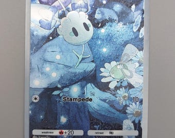 Morelull Pokemon TCG Pocket Celestial Guardians Custom Textured Full Alt Art Illustration Card - TCGP App inspired proxy