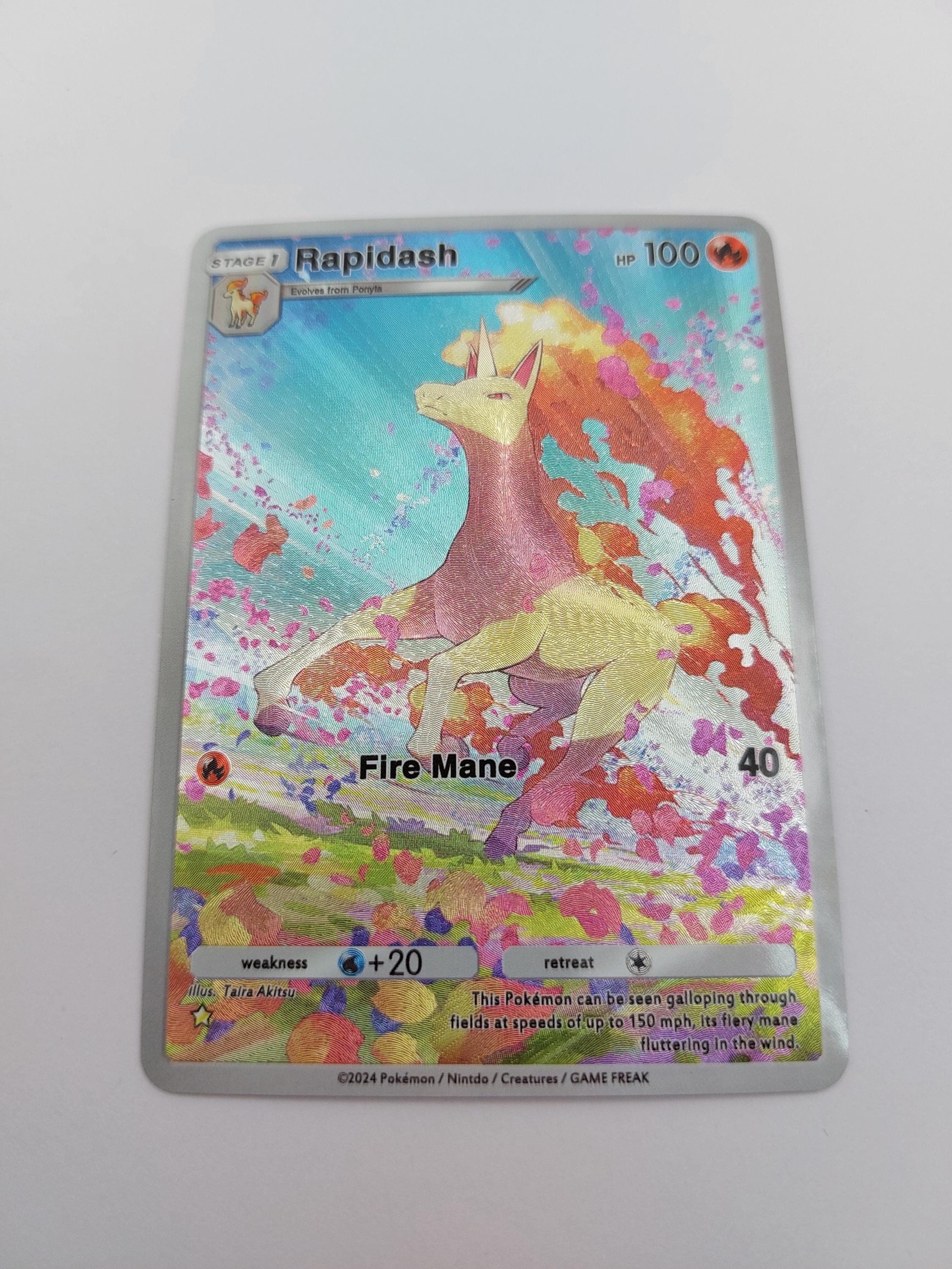 rapidash pokemon card ex Rapidash | TCG Pocket Colorless Libra Horn Put damage counters on 1 of your opponents Pokmon until its remaining HP is 100 pokemon:rapidash - Card Search 