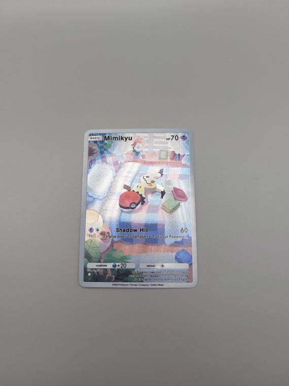 Mimikyu Pokemon TCG Pocket Promo Custom Textured Full Alt Art Illustration  Card - TCGP App Inspired Proxy - Etsy