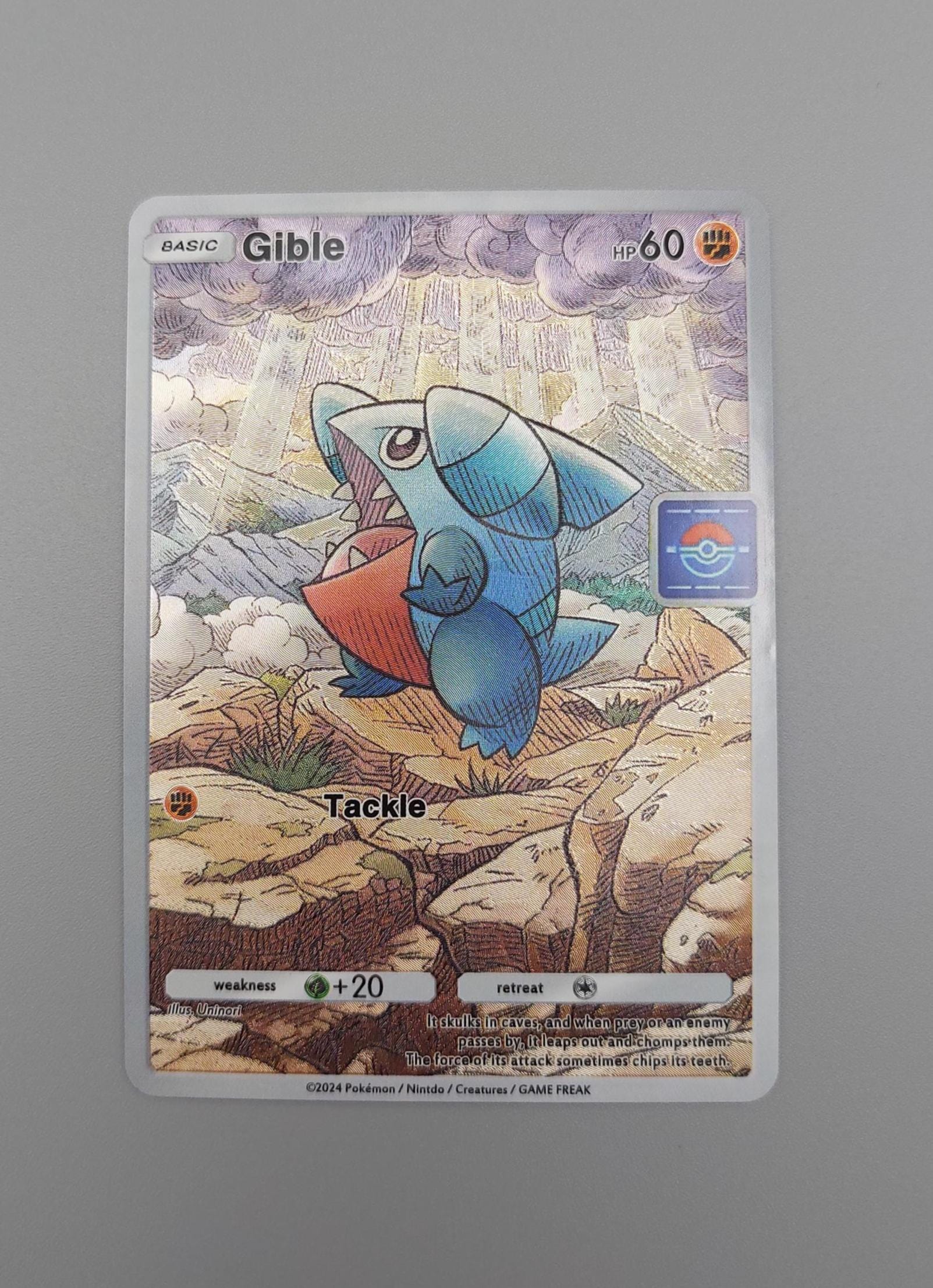 Gible Pokemon TCG Pocket Promo Custom Textured Full Alt Art Illustration  Card - TCGP App Inspired Proxy - Etsy
