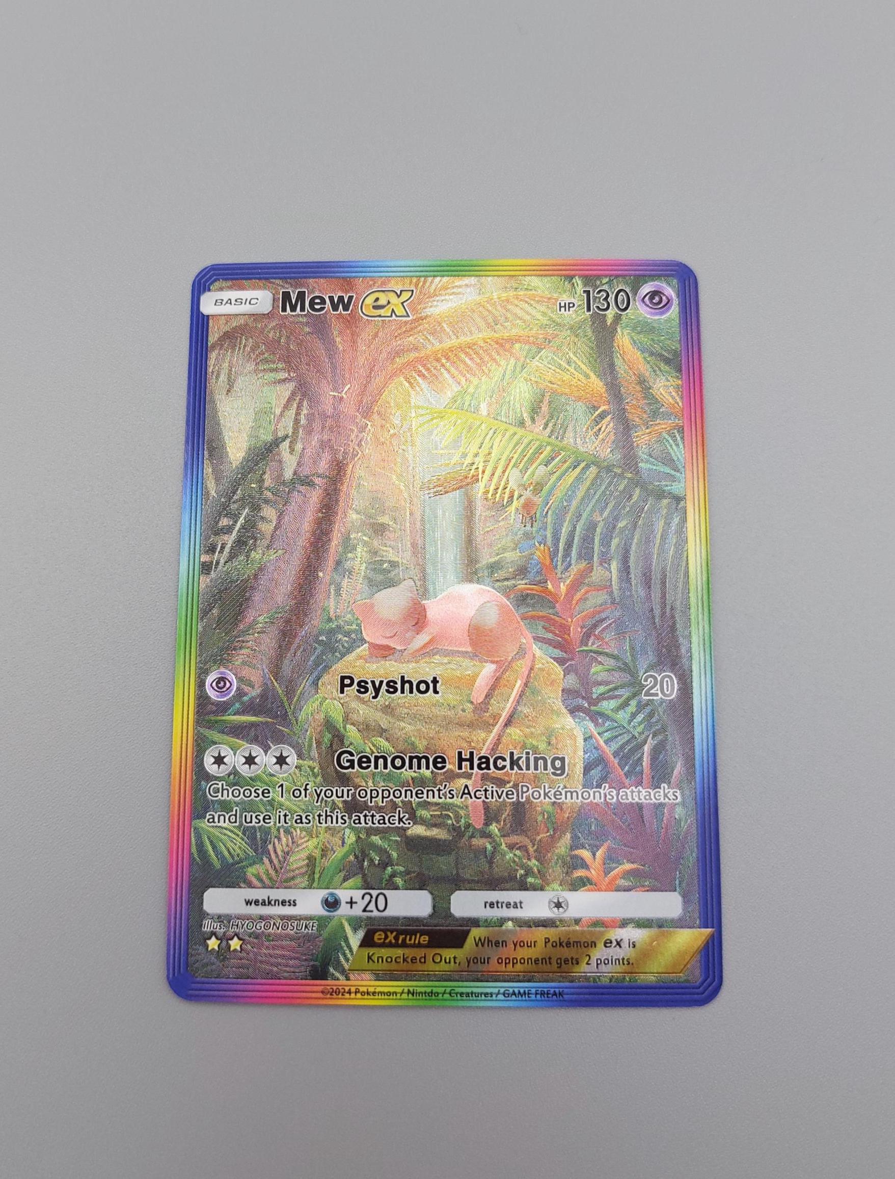 Mew EX Pokemon TCG Pocket Custom Textured Full Alt Art Illustration Card - TCGP App Inspired Proxy - Etsy Mew EX Pokemon TCG Pocket Custom Textured Full Alt Art Illustration Card - TCGP App Inspired Proxy - Etsy