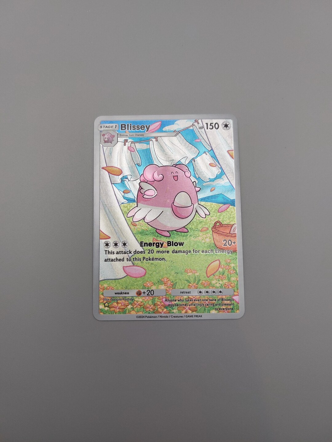 Blissey Pokemon TCG Pocket Wisdom of the Sea and Sky Custom Textured ...