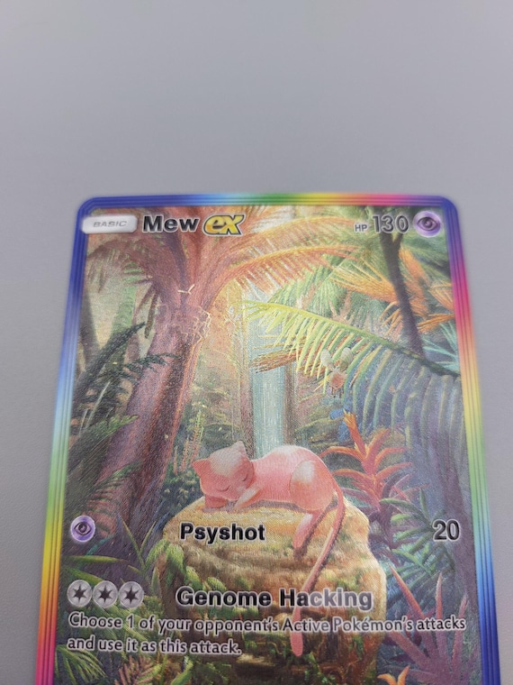 Mew EX Pokemon TCG Pocket Custom Textured Full Alt Art