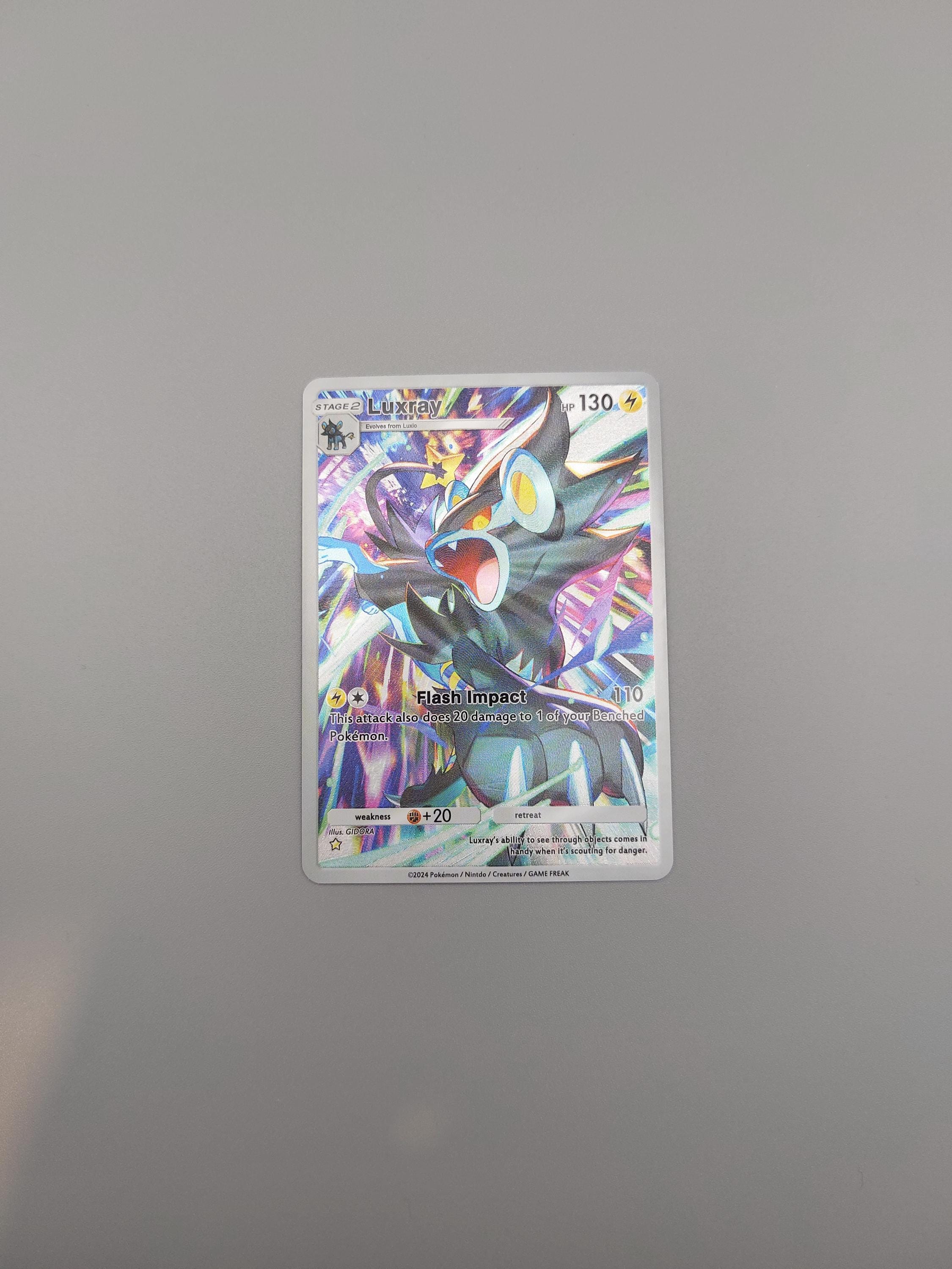 Luxray Card - Etsy Luxray Card - Etsy