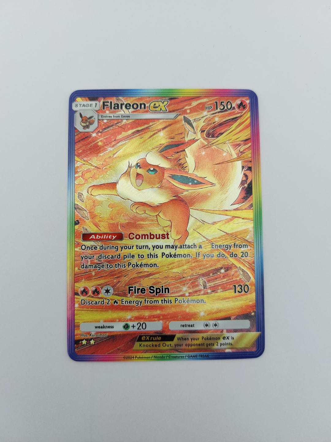 pokemon cards flareon Blue's Flareon CHR 188/184 S8b VMAX Climax HOLO Pokemon Card Japanese