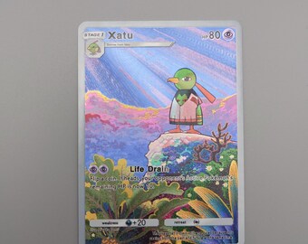 xatu pokemon card 2025 Rayquaza Rising Large Bromide Prism Holo Promo #22 [1PP] Super Psy (50) Xatu Price - Secret Wonders
