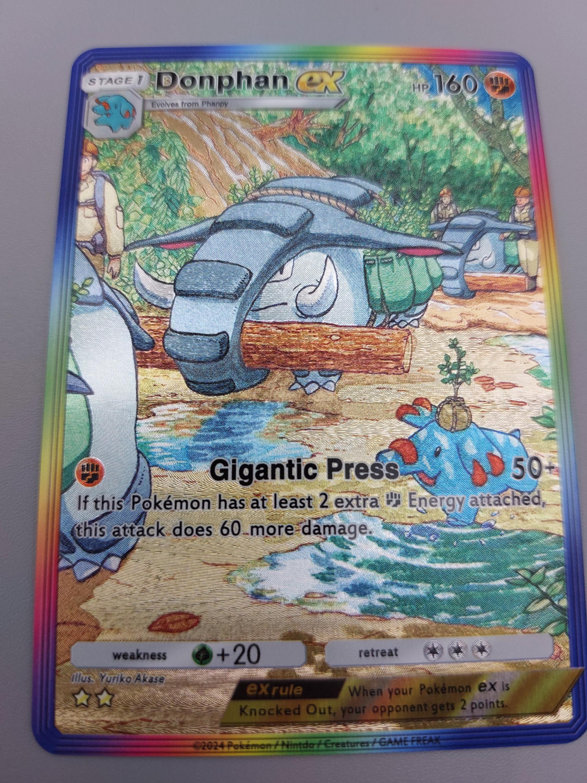 Donphan EX Pokemon TCG Pocket Wisdom of the Sea and Sky Custom Textured  Full Alt Art Illustration Card - TCGP App Inspired Proxy - Etsy