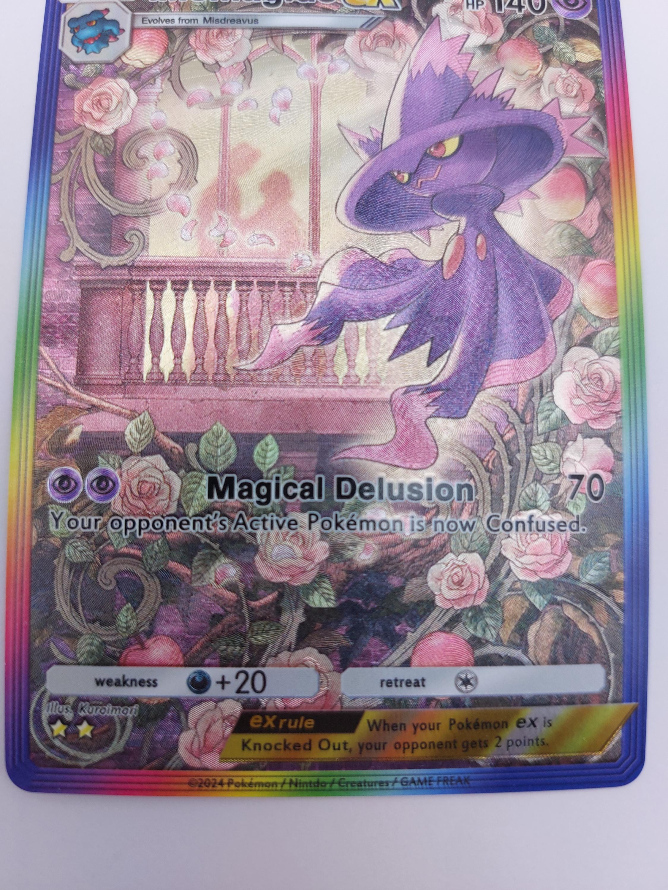 mismagius pokemon cards ex - Deluxe Pack: ex #163 [RR] | TCG Pocket Psychic / 90 / Stage 1 Attack 1 Mismagius EX Pokemon TCG Pocket