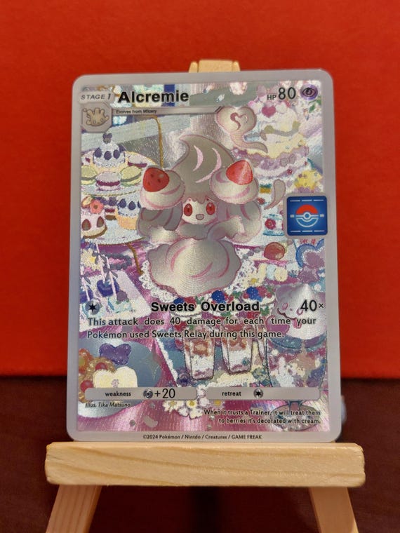 Alcremie Pokemon TCG Pocket Promo Custom Textured Full Alt Art Illustration  Card - TCGP App Inspired Proxy - Etsy