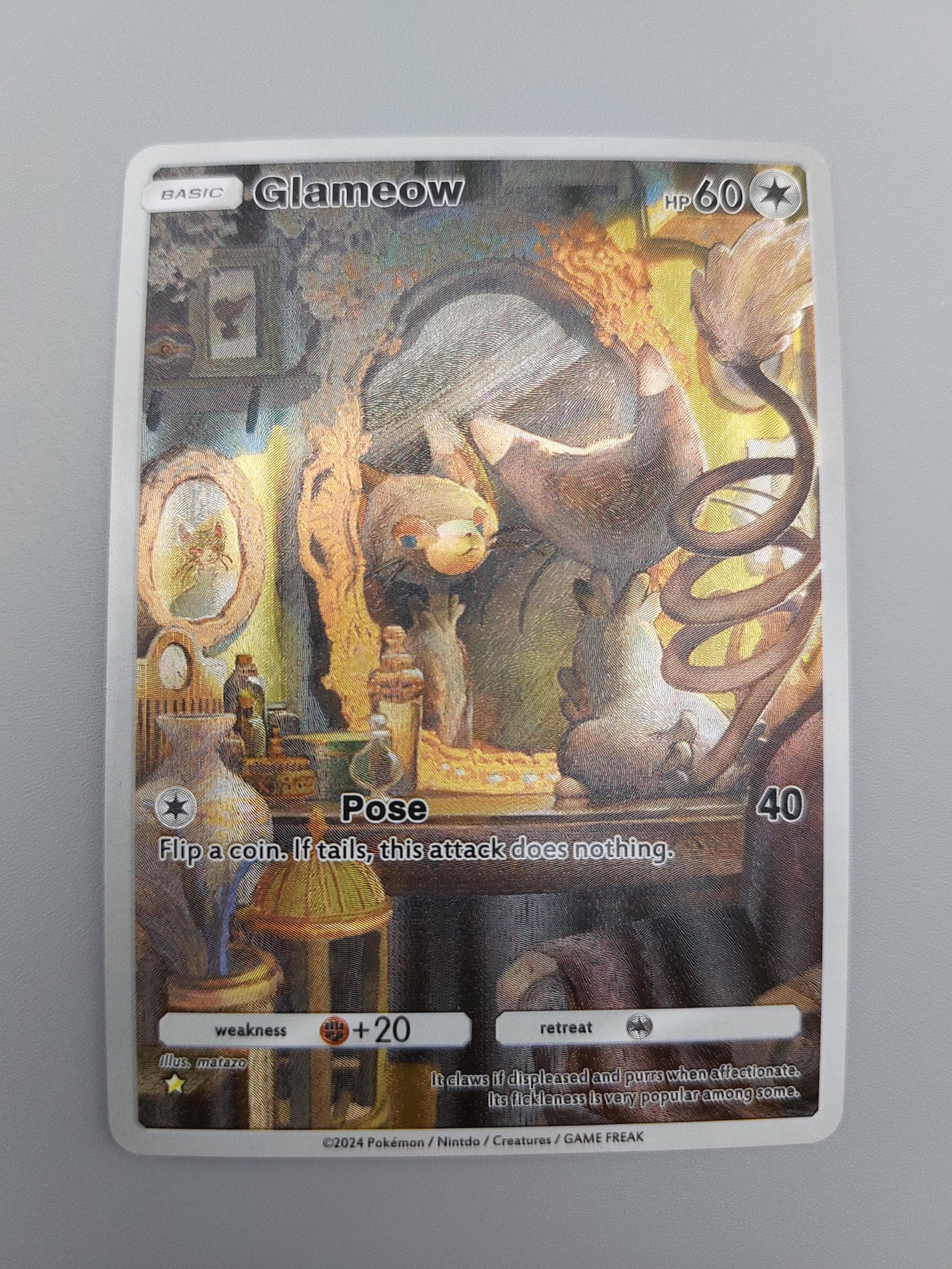 glameow pokemon card Pokemon Card - D&P: Majestic Dawn 65/100