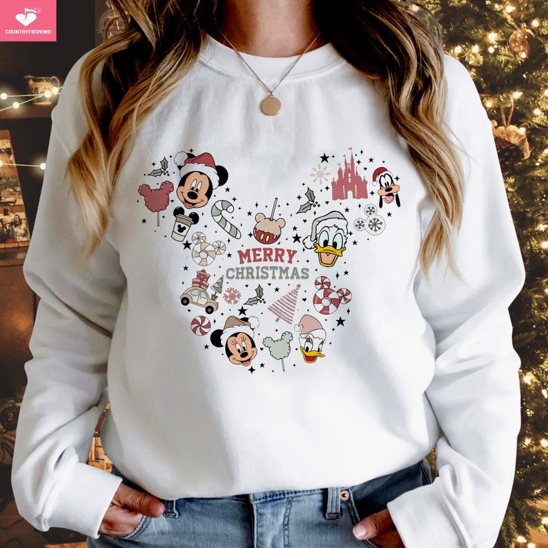 Disney Christmas 2022 2023 Shirt Christmas Disneyland Shirts Etsy