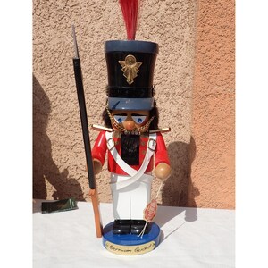 Steinbach Volkskunst Nutcracker Chubby German Guard 15" with Tag Germany