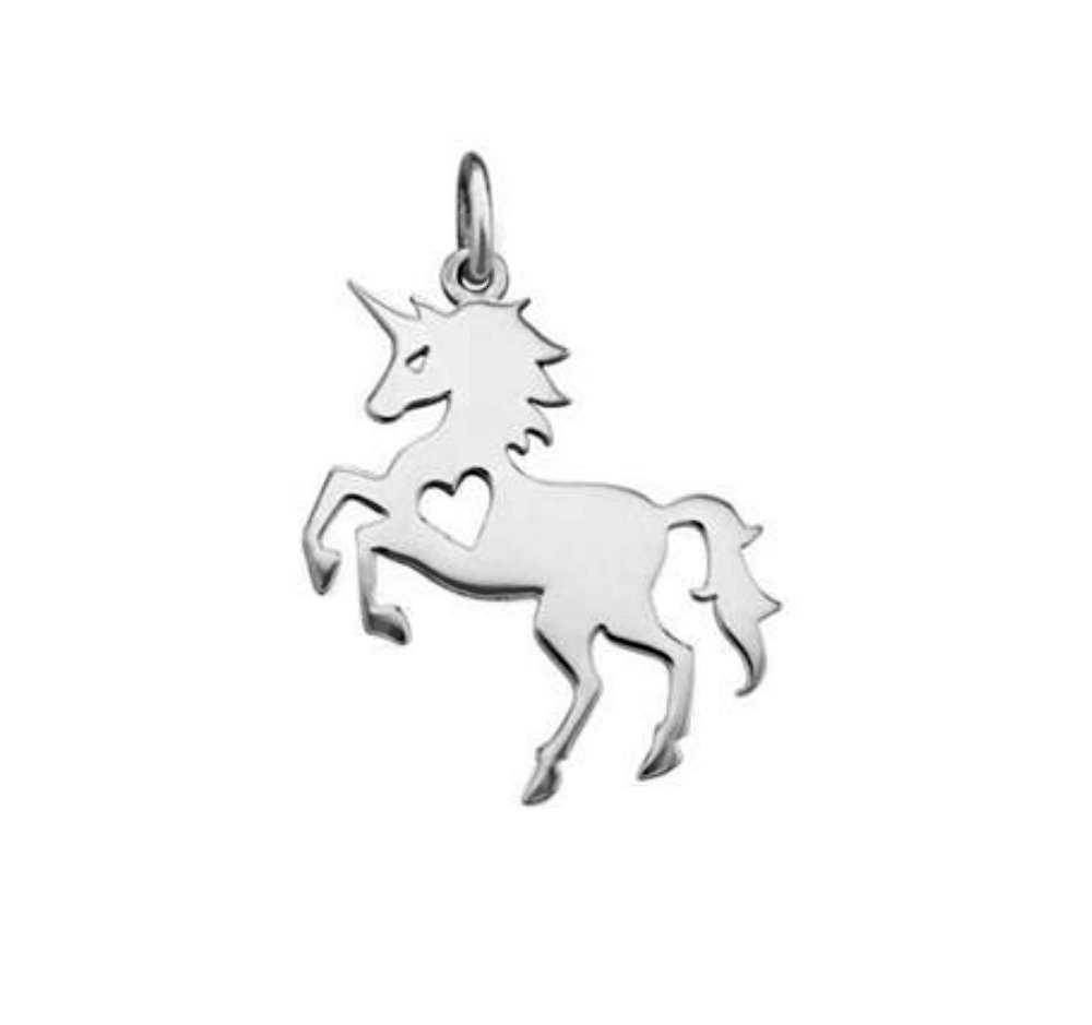 3 Piece Silver Unicorn Bracelet Set