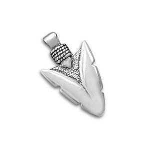 Sterling Silver Arrowhead Charm Pendant Arrow Head