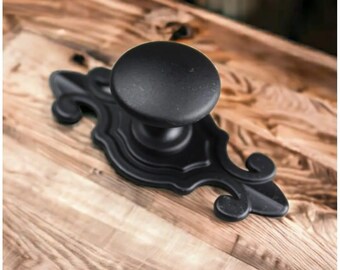 Vintage Brass Cabinet Knob | Antique Metal Drawer Pull | Rustic Luxury Furniture Handle for Dresser, Wardrobe, Cupboard